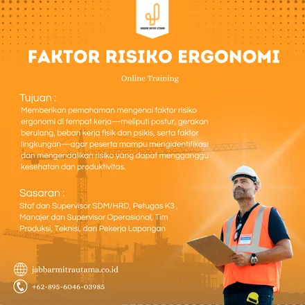 Faktor Risiko Ergonomi